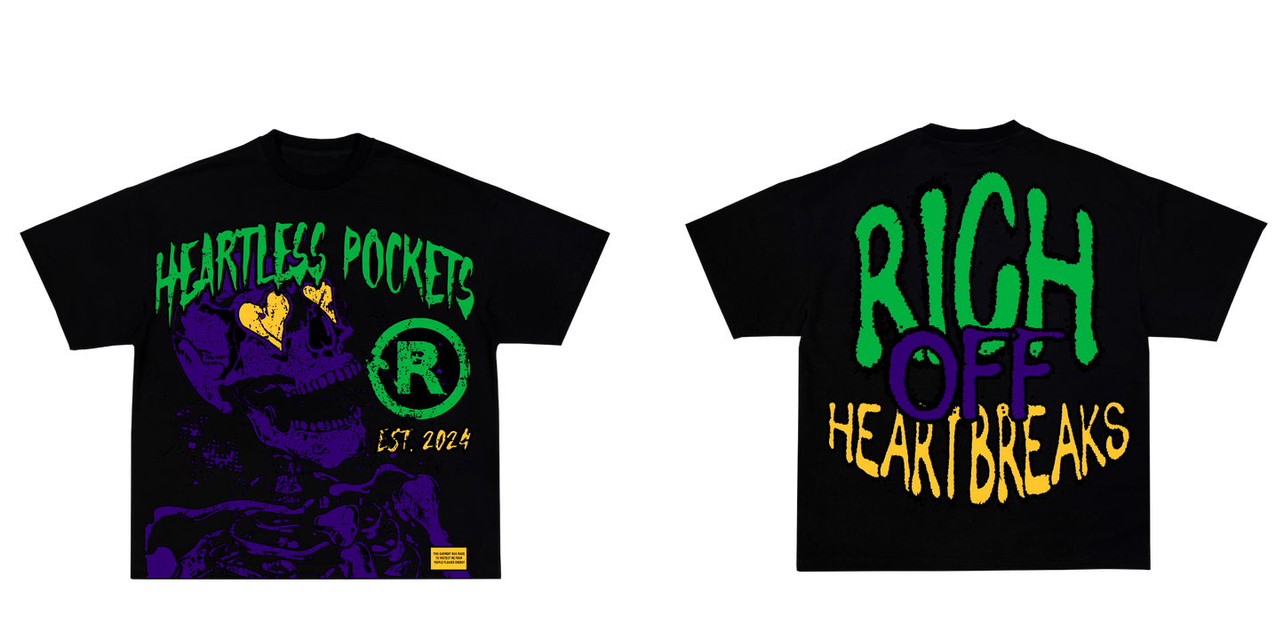 "Mardi Gras" Black ROH Shirt